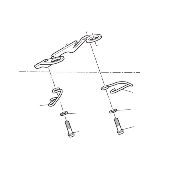 8291B651AA - Bracket, Connector With Horses Left And Right - Image 3