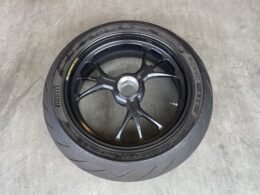 50221861AA - Rear Wheel Rim Cromo Marchesini With Rear Tire Diablo Rosso III (200-55 R17)