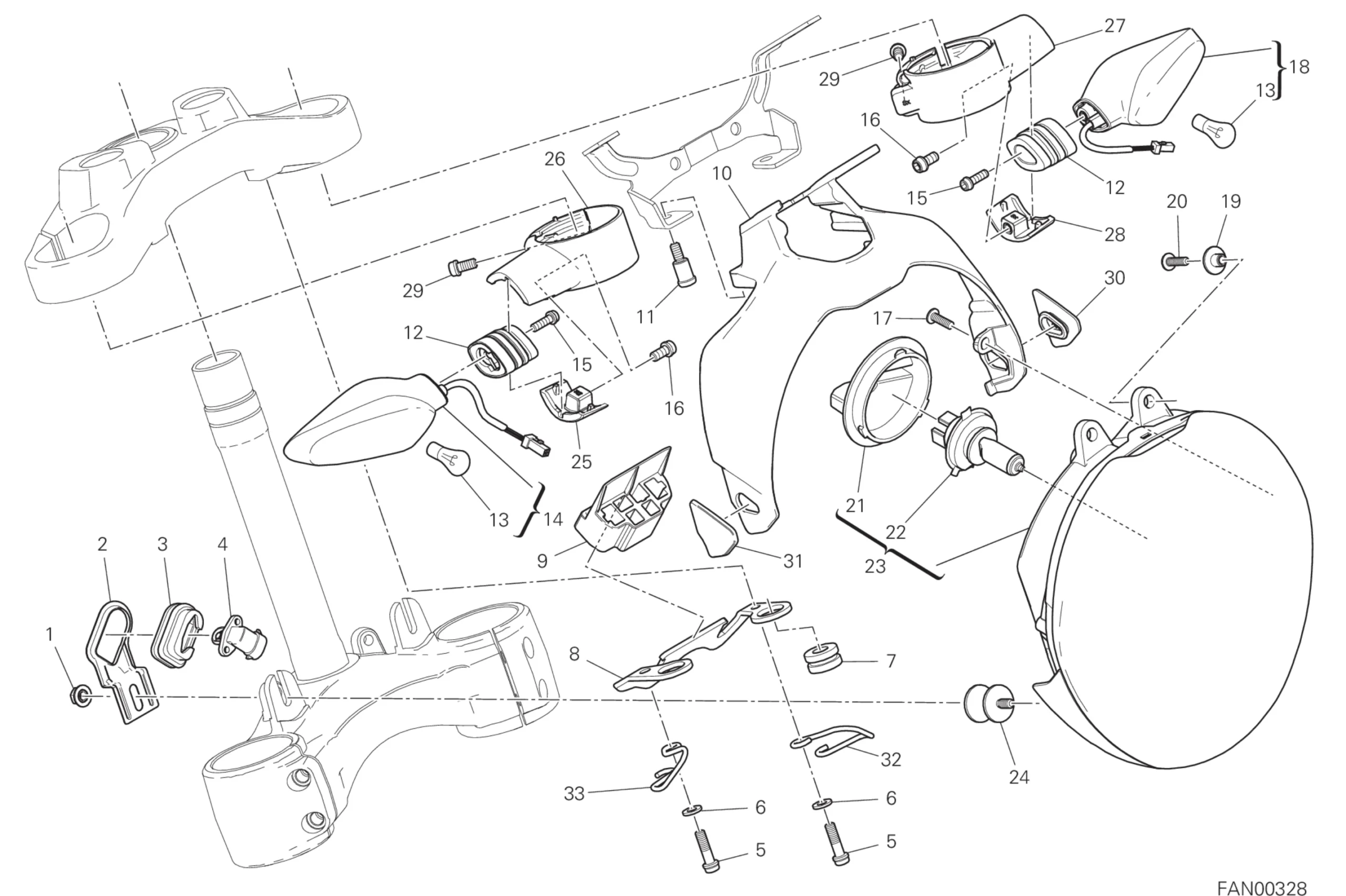8291B651AA - Bracket, Connector With Horses Left And Right - Image 4